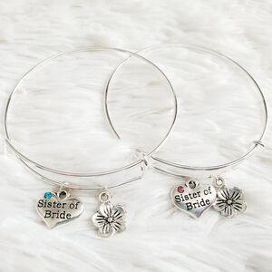 Sister of the Bride Bracelet, Wedding Party Jewelry